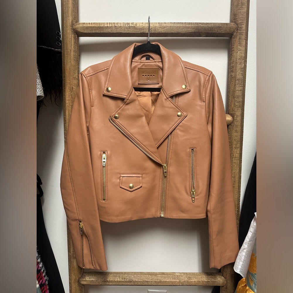 Blank NYC Leather Moto Jacket